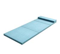XXIUDEE Colchón plegable con parte inferior antideslizante, lavable para dormir, meditación, yoga, sofá cama portátil para tienda de campaña, viajes, camping (200 x 60 x 8 cm, azul)