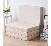 XXIUDEE Colchón plegable de tatami con cremallera, colchón para niños, sala de estar, dormitorio, fiesta de pijamas, almohadillas plegables para dormir, tienda de campaña, viajes, camping, caravanas
