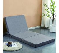 XXIUDEE - Colchón plegable para dormir, colchón enrollable para el suelo con funda lavable, colchón portátil para invitados para viajes, camping, sala de estar, dormitorio, sofá, silla, cama en una
