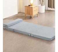 XXIUDEE Colchón plegable para suelo con almohada portátil, colchón plegable para dormitorio interior, sala de juegos, dormitorio, lavable, para invitados, viajes, camping, colchoneta tatami (200 x 80