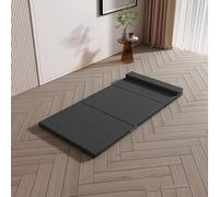 XXIUDEE Colchoneta de dormir plegable individual, funda lavable a máquina, colchón de viaje plegable portátil con parte inferior antideslizante, alfombrilla de camping, cama de invitados para niños