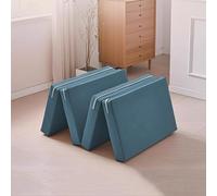 XXIUDEE Sofá cama plegable para dormir, camping, meditación, yoga, colchón plegable para niños y adultos, colchón de fiesta de pijamas con funda extraíble, tapete tatami para cama de día (200 x 100 x