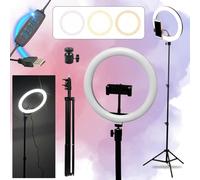 XXL Anillo de Luz Con 210cm Trípode Light Smartphone Soporte para Foto Vídeo