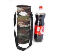XXL Camuflaje, 3 Capas Extra Gruesas. 2l Botellas 3l Total Enfriador Flexible portátil para Playa Camping Bolsa térmica Camping Enfriador Armada Puerto pequeño Camuflaje Militar Marina