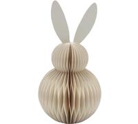 XXL Deko Honeycomb, Papel Honeycomb, Papel - Decoración de Pascua, Conejo de Panal de Papel de Seda, Conejo de Pascua de Papel/cartón en Blanco, magnético, Contenido del envío: 1 Unidad, 16 x 16 x 30