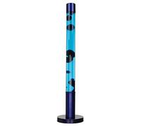 XXL lámpara de lava grande azul púrpura, lámpara retro, fresco, misterioso, mágico, 76 cm, G9 50 W con interruptor de cable, incluyendo la bombilla, lámpara de pie volcán