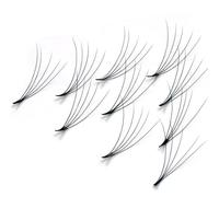 XXL Lashes 500 mejores abanicos de pestañas prefabricados 5D ideales para extensiones de pestañas con tecnología de volumen, D-Curl 0,07mm (10mm)
