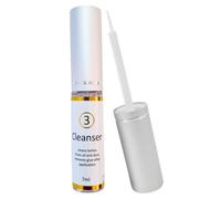 XXL Lashes Make-up Protein Cleanser, limpiador micelar adecuado para extensiones de pestañas, sin aceite ni alcohol, champú para pestañas de 7 ml con un pincel fino