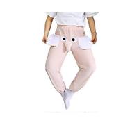 (XXL, Pink) Elephant Couple Lounge Pants With Whimsical Trunk Nose Sound Effects/YY