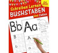 XXL Vorschulheft ab 4 Jahren für Jungen und Mädchen: Übungsbuch zum einfachen Zahlen und Buchstaben lernen | Mit Linien, Formen, Alphabet-Tracing, Zahlenübungen und lustigen Aufgaben