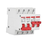 xXSvvskFL Interruptor de alimentación Dual Manual Voltaje CA CC 220 V, 110 V, 48 V, 60 V, 400 V Interruptor de alimentación de Respaldo Principal 50 A, 63 A, 100 A, 125 A Mango(4P-4P,125A)