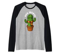 XXX Abrazo Worth Mago Cactus Halloween Coincidencia Camiseta Manga Raglan