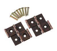 XXXXW Bisagras a Tope 2pcs 45 * 42mm 180 Grados Muebles de rotación Bisagra Cajón Caja de joyería Caja de bisagra Puerta Decorativa Hinges Muebles Hardware Armarios Bisagras