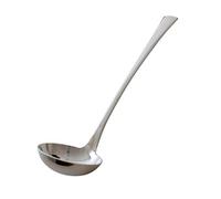 XXXXW Cucharón de Sopa Acero Inoxidable del Oro cucharón de Mango Largo Cuchara, Cuchara Grande, Utensilios de Cocina durables -11.4 Pulgadas Cazo para Sopa Cazo de Cocina (Color : Silver)