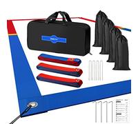 XXXYYY Líneas Profesionales de Voleibol de Playa para Arena de 2 Pulgadas, Mejor Visibilidad, Resistencia Mejorada a la Intemperie, Anclajes de Acero Inoxidable y Bolsas de Arena, tamaño Oficial 26.3