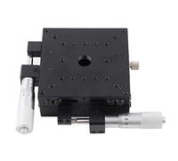 XY Linear Stage 100x100x40mm | Cross Roller Guide for Micrometer Accuracy | Manual Fine - Tuning for Laboratory/Optical Alignment/CNC Fixtures | SEMY100 - AS Model