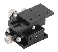 XY Linear Stage Manual Controlled Platform | 30μm High Exactness Sliding Table | Aluminum Alloy Dovetail Guide for Optical/Measuring Instruments/Microscope | with Scale & (60X40mm)