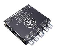 XY-S220H Compatible con Bluetooth 5.1 Amplificador Receptor Junta Audio Estéreo, 2.1 Canal 160Wx2+220W para AUX U-Disk Tarjeta de Sonido USB Entrada de Audio