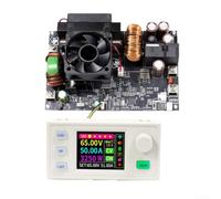 XY6550S Fuente de alimentación CC ajustable 0-65 V 0-50 A 3250 W con pantalla LCD, cargador solar MPPT, modo CV/CC, protección contra sobretensiones para laboratorio e industria (B)