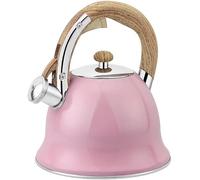 XYAGYUND Termo, Hervidor con silbido de Acero Inoxidable 304, hervidor Agua Caliente 3L, Cocina, Interruptor botón for Campamento