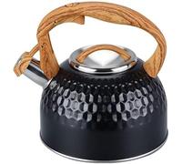 XYAGYUND Termo, Hervidor con silbido de Acero Inoxidable, hervidor Agua Caliente 2,5 L, Cocina, Interruptor botón for Acampar