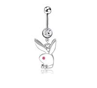 XYBH 1 Pieza de Piercing para el Ombligo de Conejo, Anillos Colgantes para el Ombligo, Piercing de Acero quirúrgico, Anillos para el Ombligo, Piercing para el Ombligo, joyería Sexual para el Cuerpo