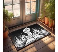 XYBH Alfombra de baño rústica David Boicks: Igniting Literary Passion Felpudo para decoración de habitación y sala de juegos (50 x 80 cm)