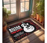 XYBH Felpudo de bienvenida de otoño para exteriores, diseño de concierto de The Skys (50 x 80 cm)