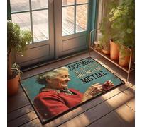 XYBH Felpudo de otoño para entrada exterior con texto en inglés "I'm Just An Old Dald Was Your Mistake", tapete para puerta de entrada o hogar (65 x 90 cm)
