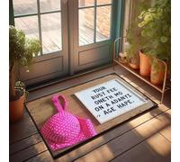 XYBH Felpudo de puerta de primavera para entrada al exterior, tu tarifa de óxido una vez en un Adanyi Age Hape. Felpudo para decoración de otoño para el porche del hogar (50 x 80 cm)