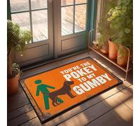 XYBH Felpudo personalizado para puerta delantera con texto en inglés "You 'Re The Pokey To My Gumby" (40 x 60 cm)