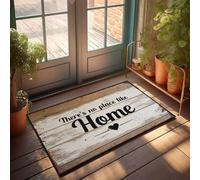 XYBH Funny Sogns There 's No Place Like Home. Felpudo divertido para decoración de habitación, alfombras de otoño para exteriores (50 x 80 cm)