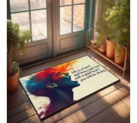 XYBH Home Sweet Apartment Felpudo Life'S Journey Is Tough, But A Good Heart Makes You Strong Felpudo genial para niños, alfombras para cocina (65 x 90 cm)