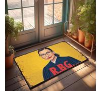 XYBH Stuff For Boys Room Ruth Bader Ginsburg, Justicia de la Corte Suprema. Felpudo de invierno para porche delantero al aire libre (40 x 60 cm)