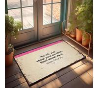 XYBH Tapete de bienvenida para el otoño al aire libre, nadie te dice sobre tu Sundfark, sí mismo sobre la puerta. Felpudo para decoración de dormitorio (50 x 80 cm)