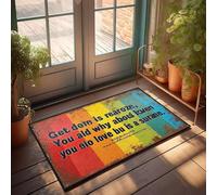 XYBH Things For Boys Room Get There Is Rea Roze, You Ald Why Abou Love Bu Is A Surane. Felpudo para entrada al aire libre (40 x 60 cm)