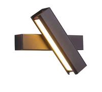 XYBZJP Aplique de pared LED de luz cálida de un solo cabezal, aplique de pared de estilo industrial americano, lámpara de pared creativa de metal, luminarias decorativas para mesilla de noche, pasill
