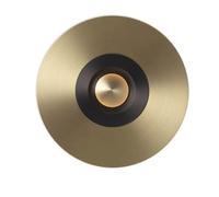 XYBZJP Lámpara de pared redonda de estilo industrial nórdico, luz de pared de metal personalizada, aplique de pared de un solo cabezal con fuente de luz LED, accesorios de iluminación decorativos par