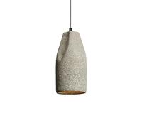 XYBZJP Lámpara de techo de montaje empotrado de cabeza única con base E27, lámpara de techo de estilo retro americano, pantalla de lámpara colgante de terrazo, lámpara colgante de barra de restaurante