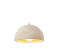 XYBZJP Pantalla de lámpara colgante de resina semicircular, lámpara de techo de estilo moderno simple, luz colgante de una sola cabeza con tornillo E27, sala de estar, cocina, isla, dormitorio, acceso