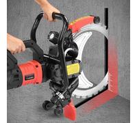 XYEJL Sierra Cortadora De Hormigón Eléctrica 8980W,Máquina Cortadora Pared con Sierra Anular De Alta Frecuencia,Profundidad De Corte 29 Cm,Corte Sin Polvo,para Cortar Hormigón,Piedra,4xblade