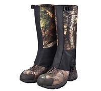 XYEQZ Polainas de pierna unisex impermeables para exteriores, tela Oxford antidesgarros, para senderismo, senderismo, escalada, pesca, caza, XL