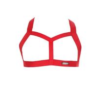 XYFfybhsd Hombre Arnés Correas Cinturón de Cuerpo Atractivo Correas Elásticas Lencería Erótica Adultos Party Cosplay Costume (Size:Talla única,Color:Rojo)