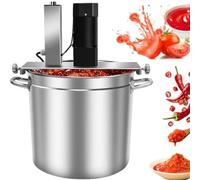 XYFGODEM Batidora Eléctrica de Mermelada, Agitador Automático Acero Inoxidable, Motor Alto Par, Velocidad Ajustable para Salsa, Llenado y Uso Comercial