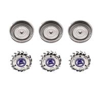 XYFGSBHQ Cabezal de Afeitado de Repuesto MSOR de 3 Piezas, Compatible con Philips Norelco, Cuchillas de Afeitar HQ3, HQ4, HQ55, HQ56, HQ6900, HQ6868, HQ5812 y HQ6874.