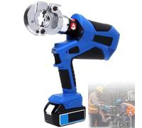 XygZythror Crimpadora HidráUlica EléCtrica, Crimpadora HidráUlica Recargable, Herramienta De Crimpado EléCtrico para La Industria EléCtrica, Telecomunicaciones EZ-300