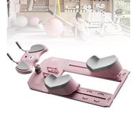 XygZythror MáQuina Espalda Desmontable, Equipo Ejercicio Ajustable Aliviar Dolor Baja, MáQuina De TorsióN Y Estiramiento De Columna, para Aliviar El Dolor Lumbar Pink