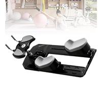 XygZythror MáQuina Espalda Desmontable, Equipo Ejercicio Ajustable Aliviar Dolor Baja, MáQuina De TorsióN Y Estiramiento De Columna, para Aliviar El Dolor Lumbar Black