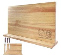 XYJ Authentic Since 1986 Bloque magnético para cuchillos de cocina, soporte magnético de doble cara, pantalla de corte, soporte universal para cuchillos de cocina, sin cuchillos