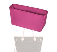 XYJG Seda Organizador Bolso Insertar para Neverfull PM/MM/GM, Inserto de Bolsa, Mantener la Forma de La Bolsa, Liviano (Rose pourpre, Neverfull GM)